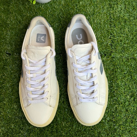 VEJA Extra White Leather Campo Chromefree Trainers SIZE 9 - Picture 10 of 10
